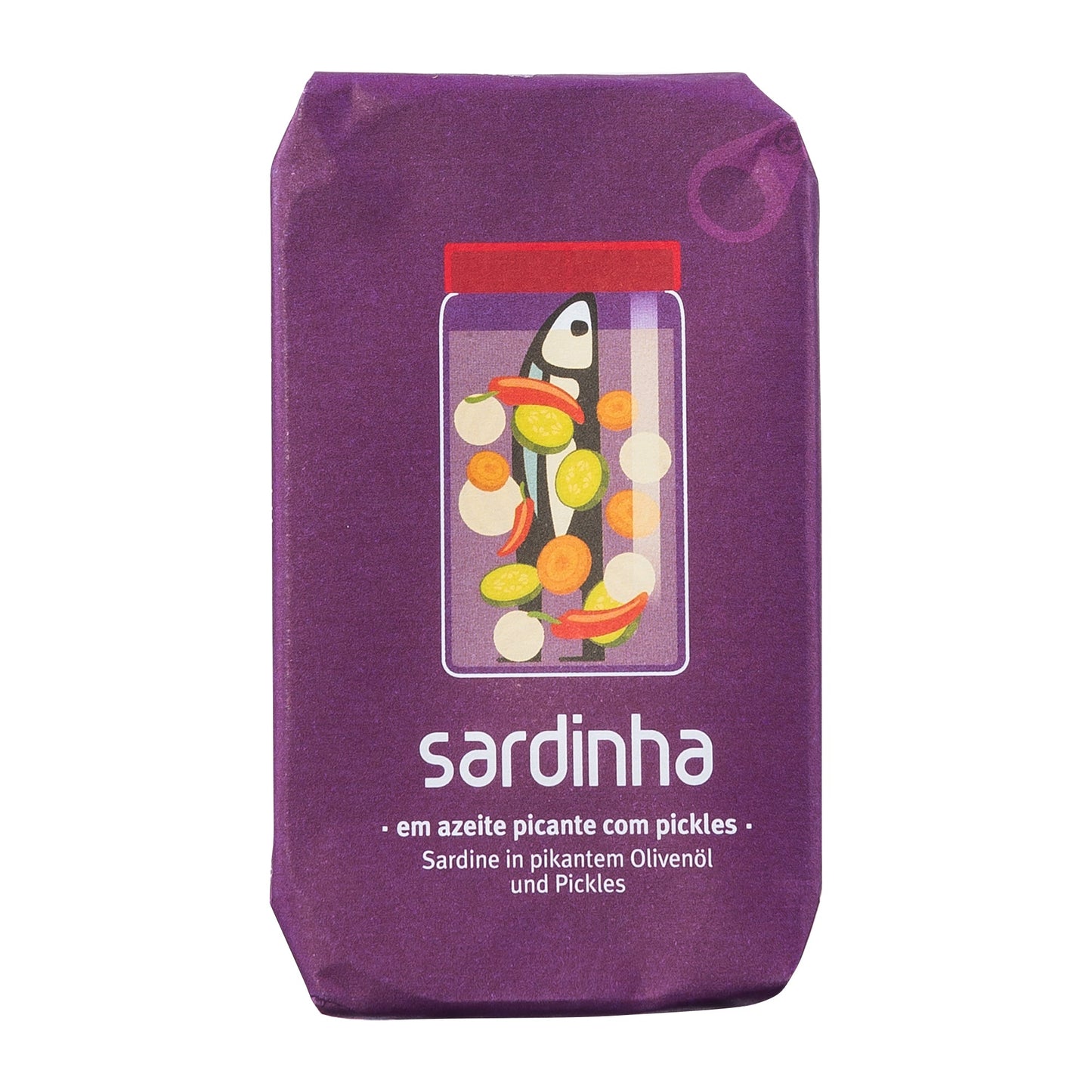 Sardinha Ölsardinen mit Mixed Pickles