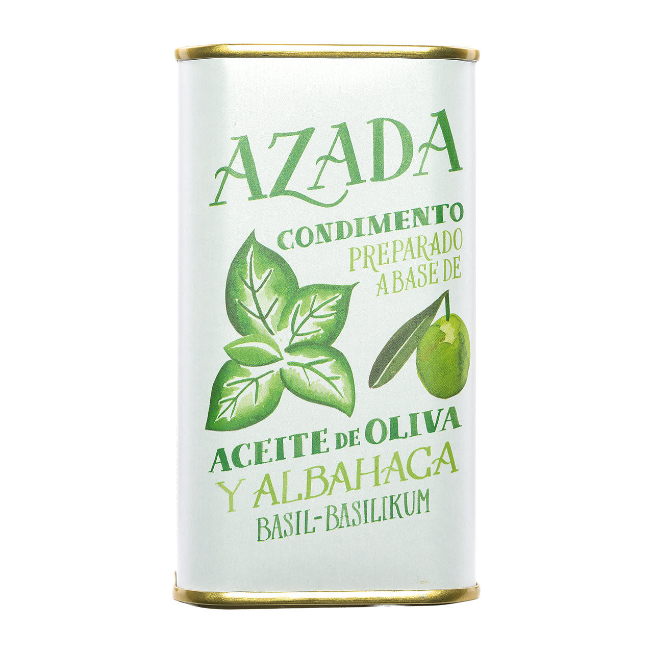 Azada Olivenöl mit Basilikum 225ml