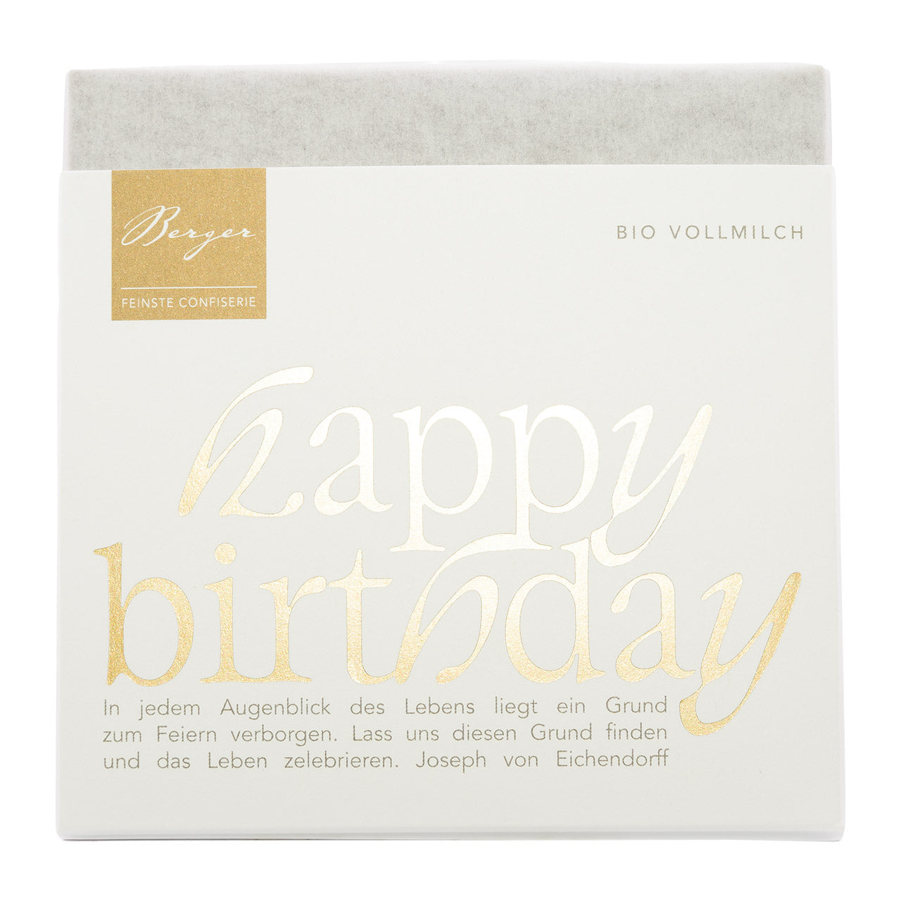 Berger Schokolade Happy Birthday