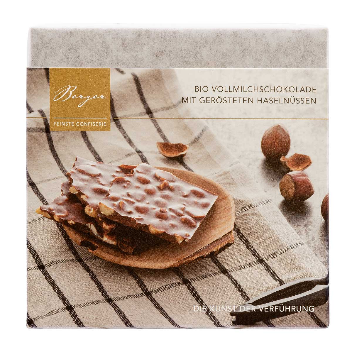 Berger Schokolade mit gerösteten Haselnüssen