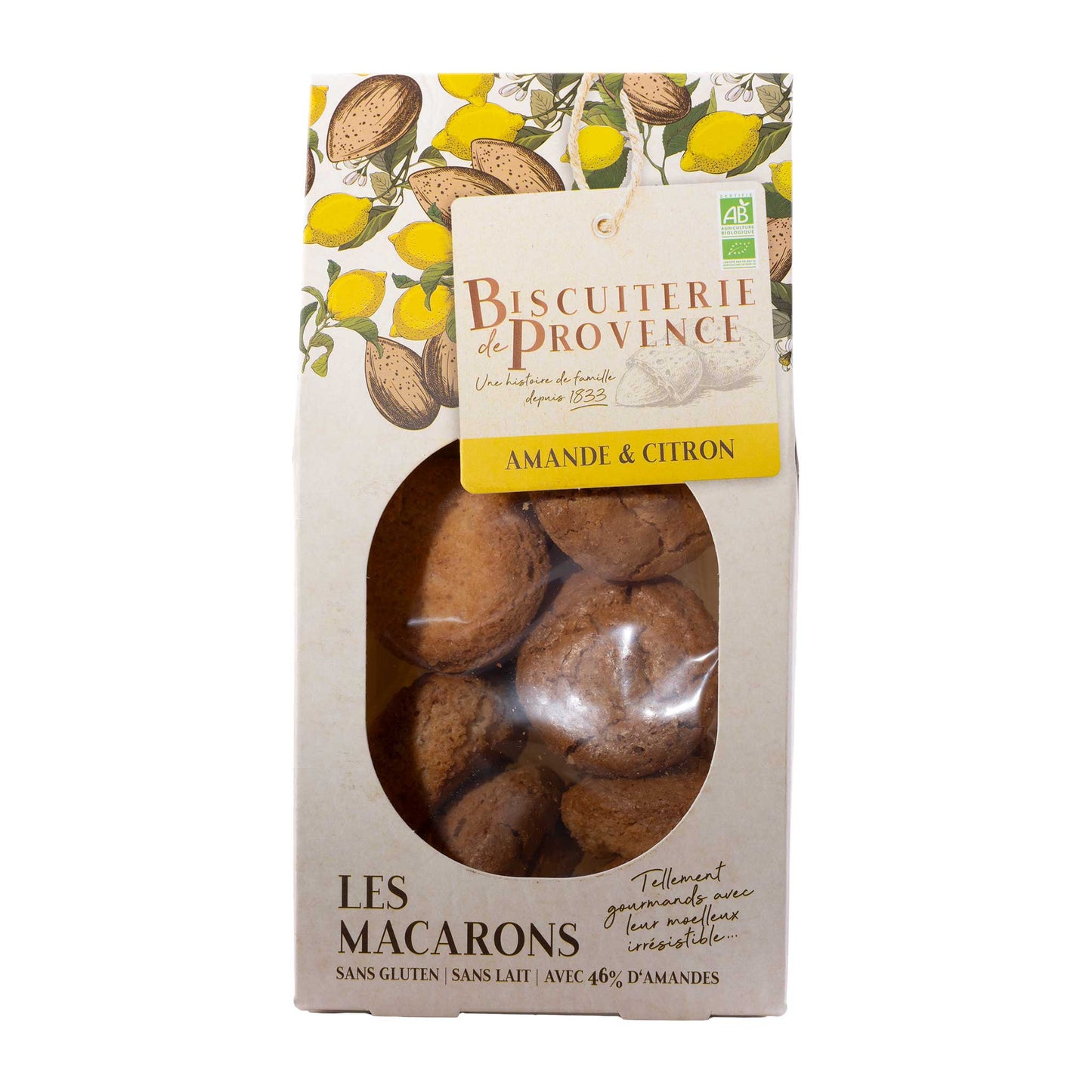 Biscuiterie de Provence Mandel Macarons mit Zitrone