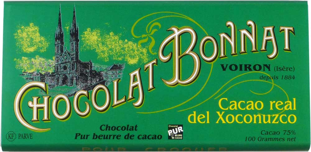 Bonnat Schokolade Cacao Real del Xoconuzco 75% Zartbitterschokolade
