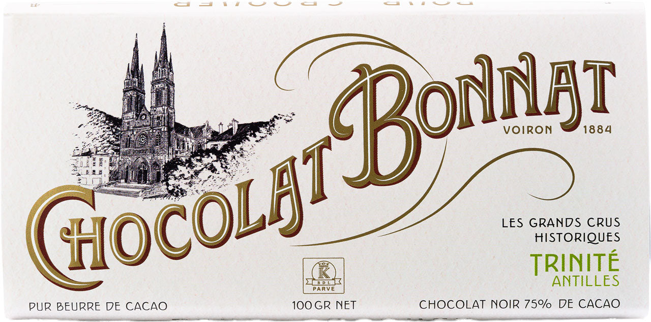 Bonnat Schokolade Trinite 75% ohne Nuss Spuren
