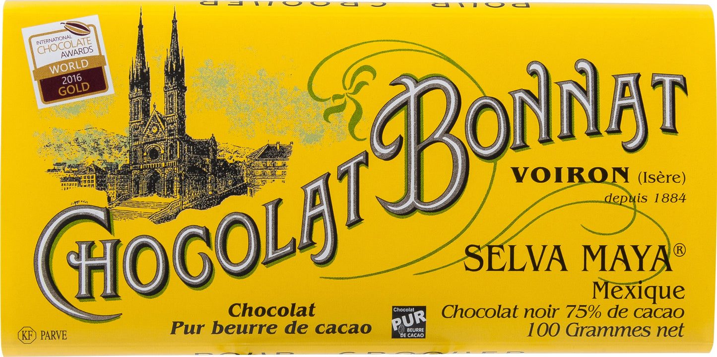 Bonnat Schokolade Selva Maya 75% Gold Gewinner 2016