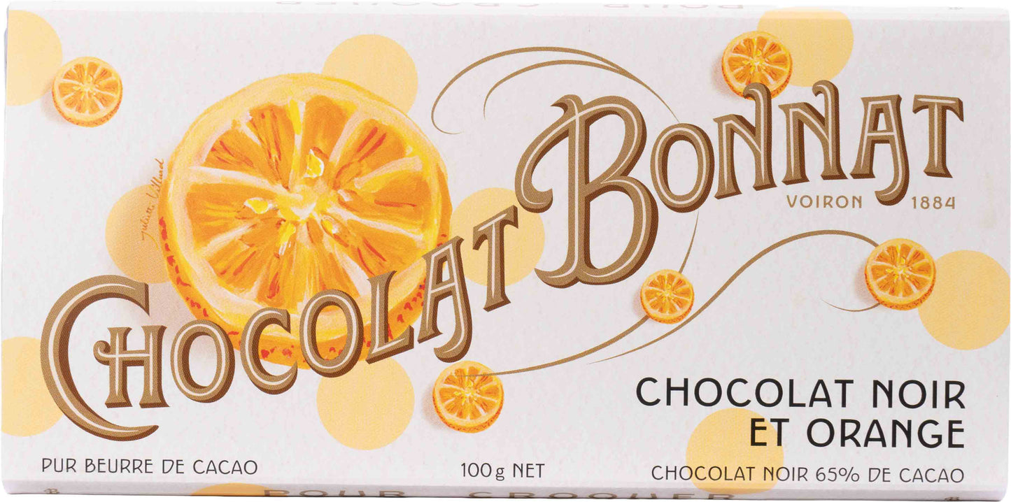 Bonnat Zartbitterschokolade Orange