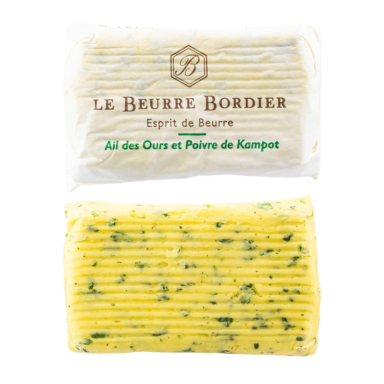 Bordier Butter mit Bärlauch & Kampot Pfeffer 125g
