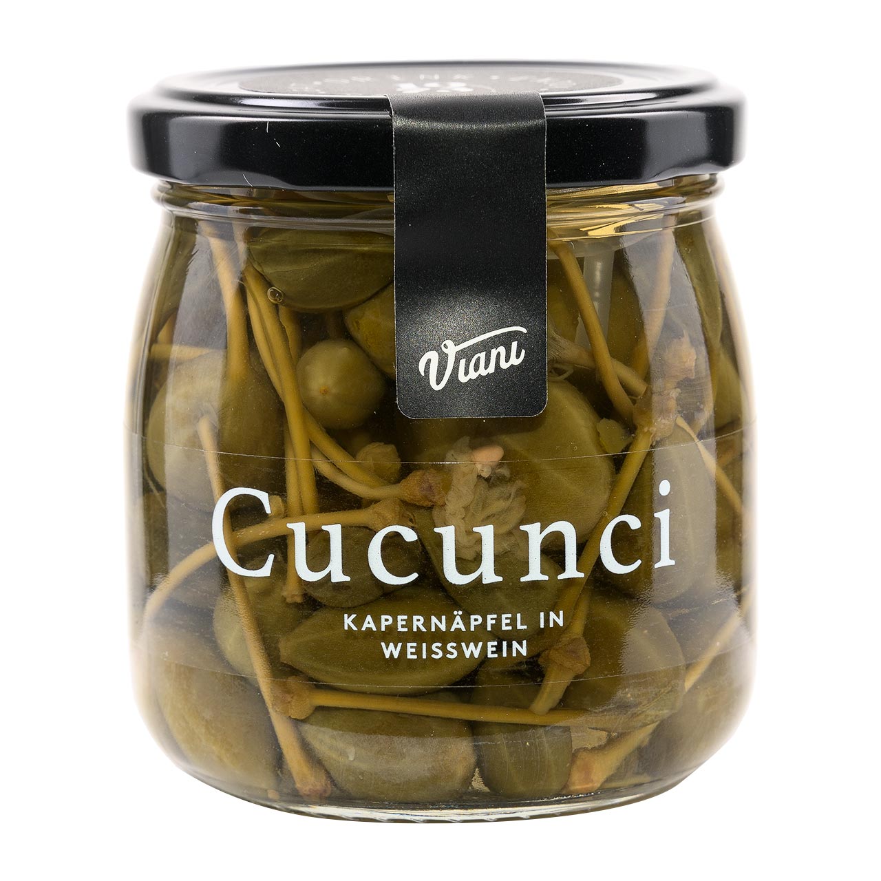 Cucunci Kapernäpfel in Weißwein