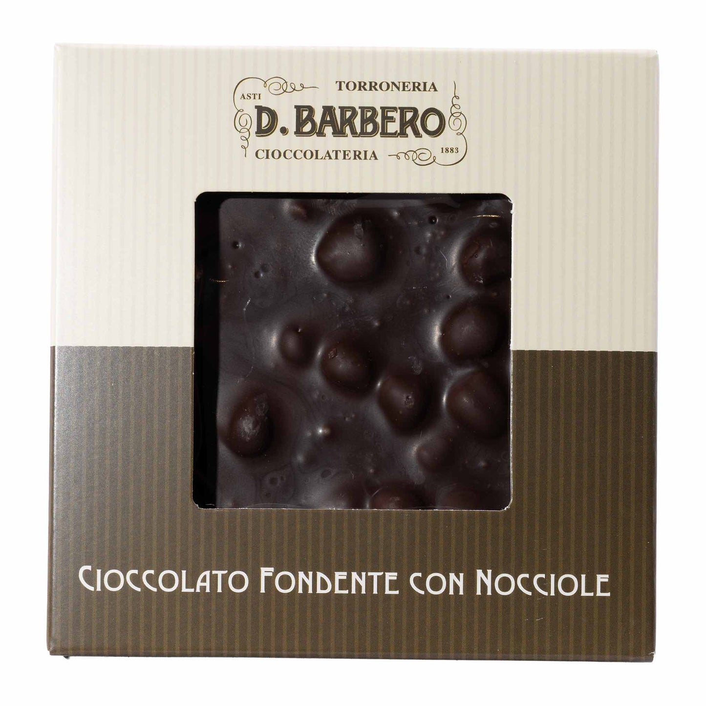 D.Barbero dunkle Schokolade mit Haselnüssen 120g