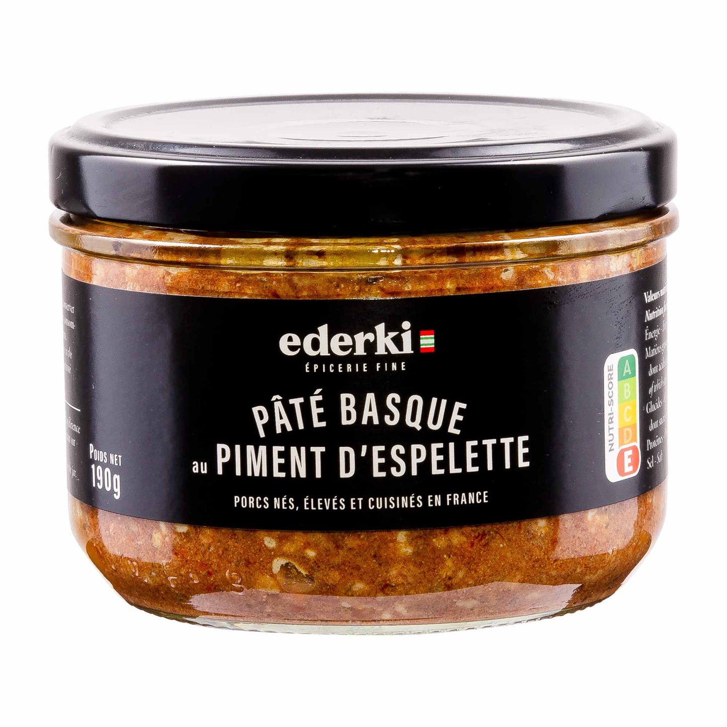 Ederki Paté basque mit Piment d'Espelette