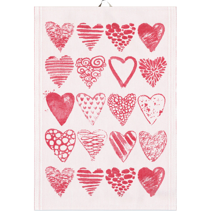 Ekelund Hearts Geschirrtuch 35x50cm