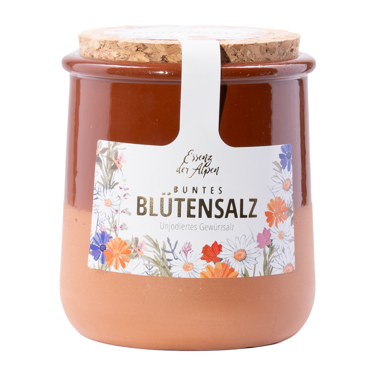 Essenz der Alpen Blütensalz im Keramiktopf