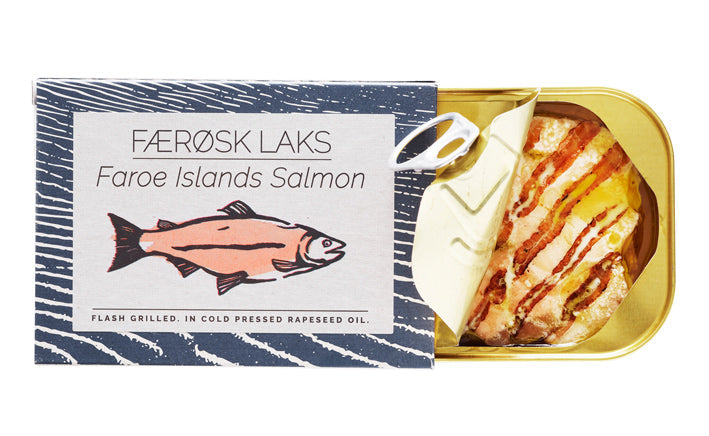 Fangst Færøsk Laks No. 1 gegrillter Lachs