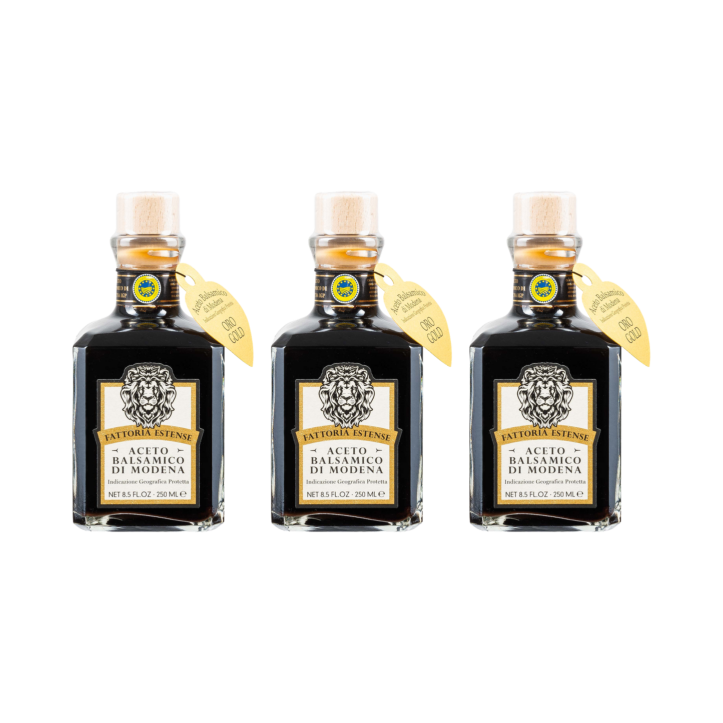 Aceto Balsamico di Modena IGP Gold — 3× 250 ml