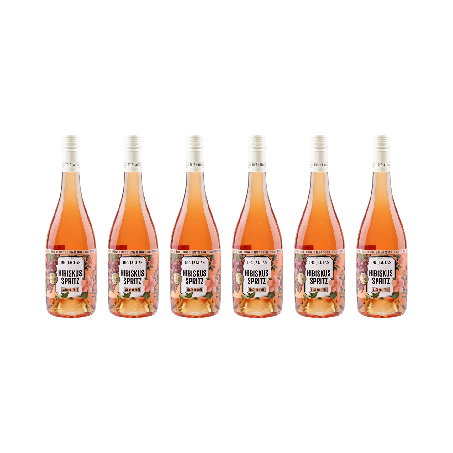 Hibiskus Spritz – alkoholfrei — 6× 750 ml