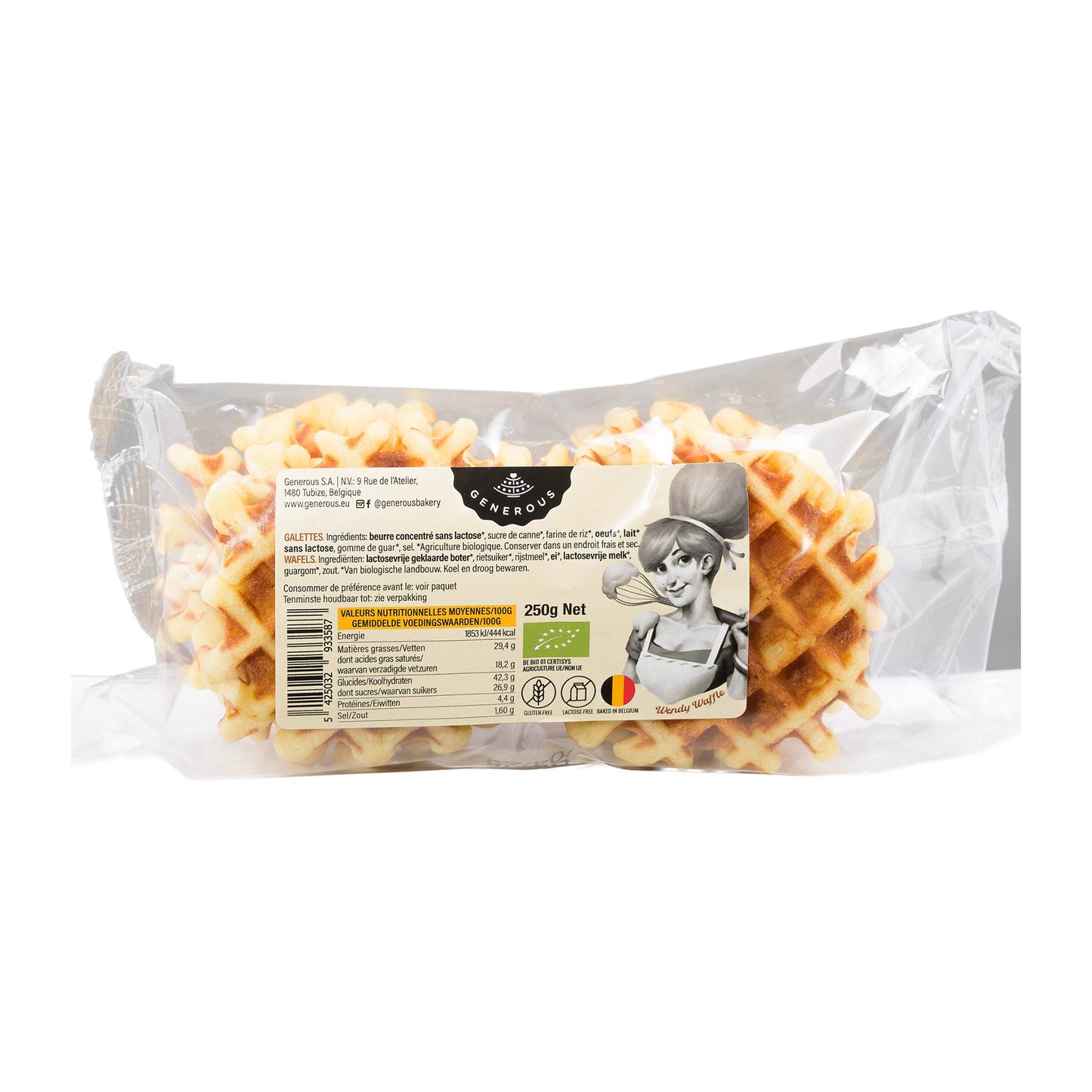 Generous Belgische Waffeln glutenfrei 250g