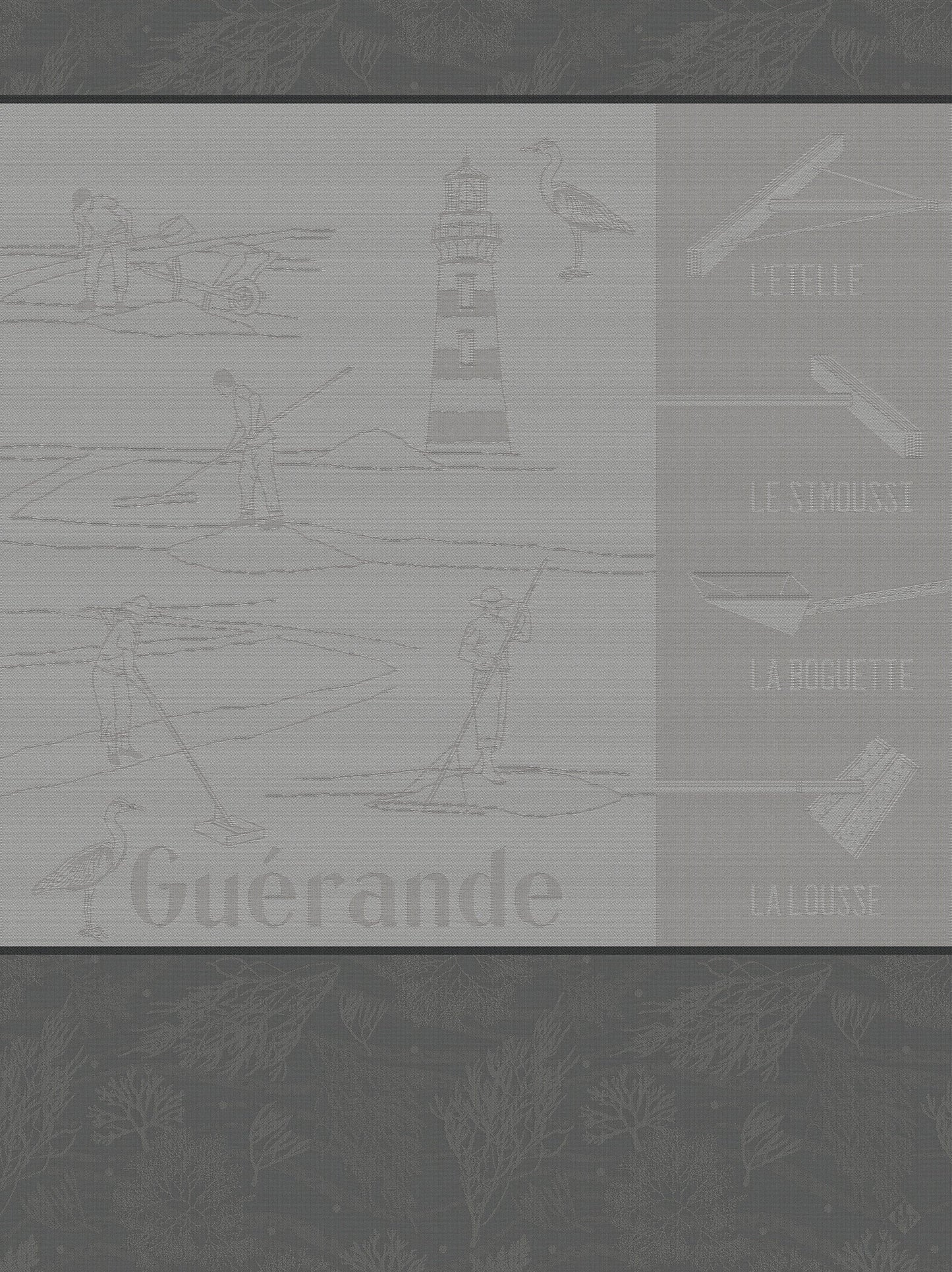 Geschirrtuch Marais Salants Grau