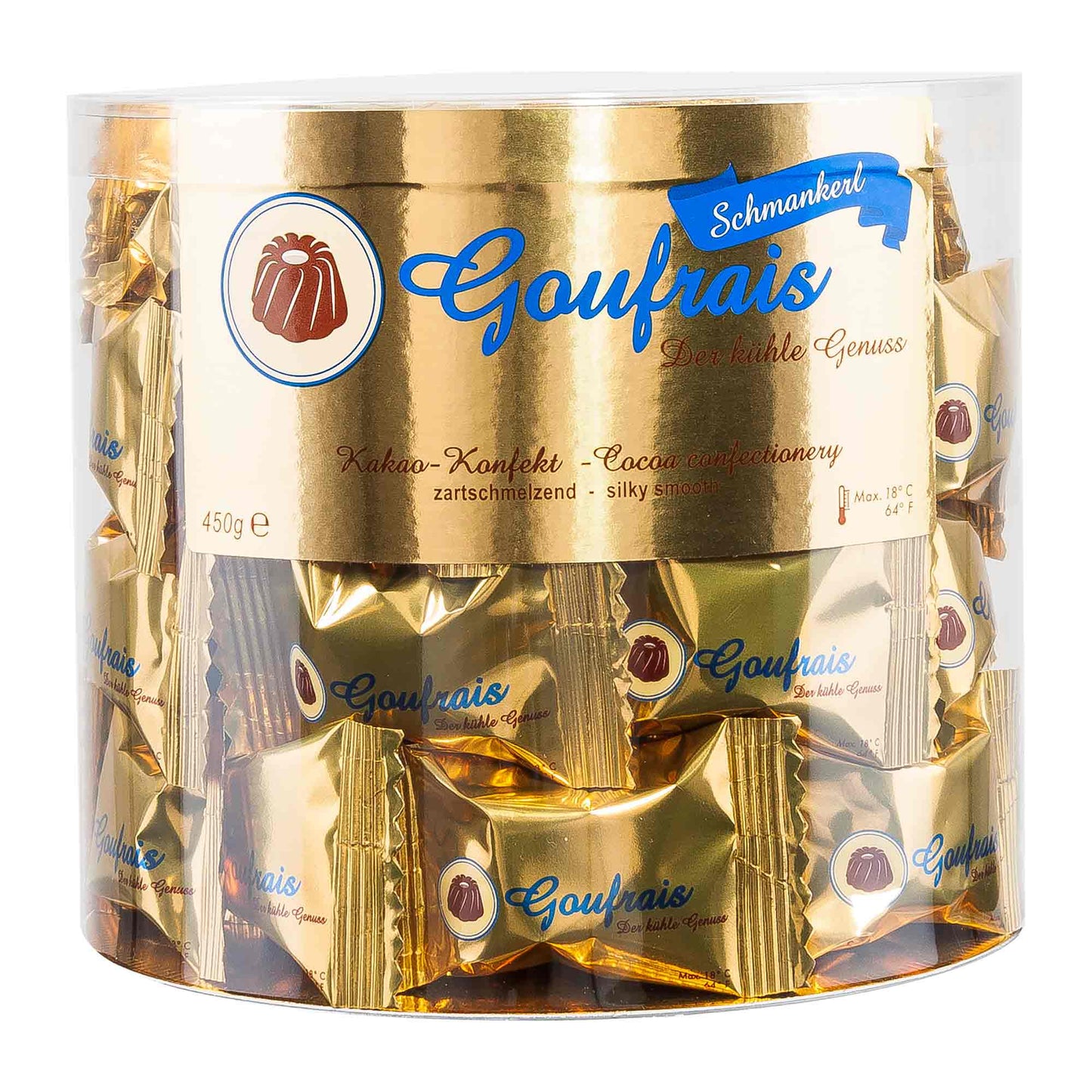 Goufrais Kakao Konfekt Flow Pack Box