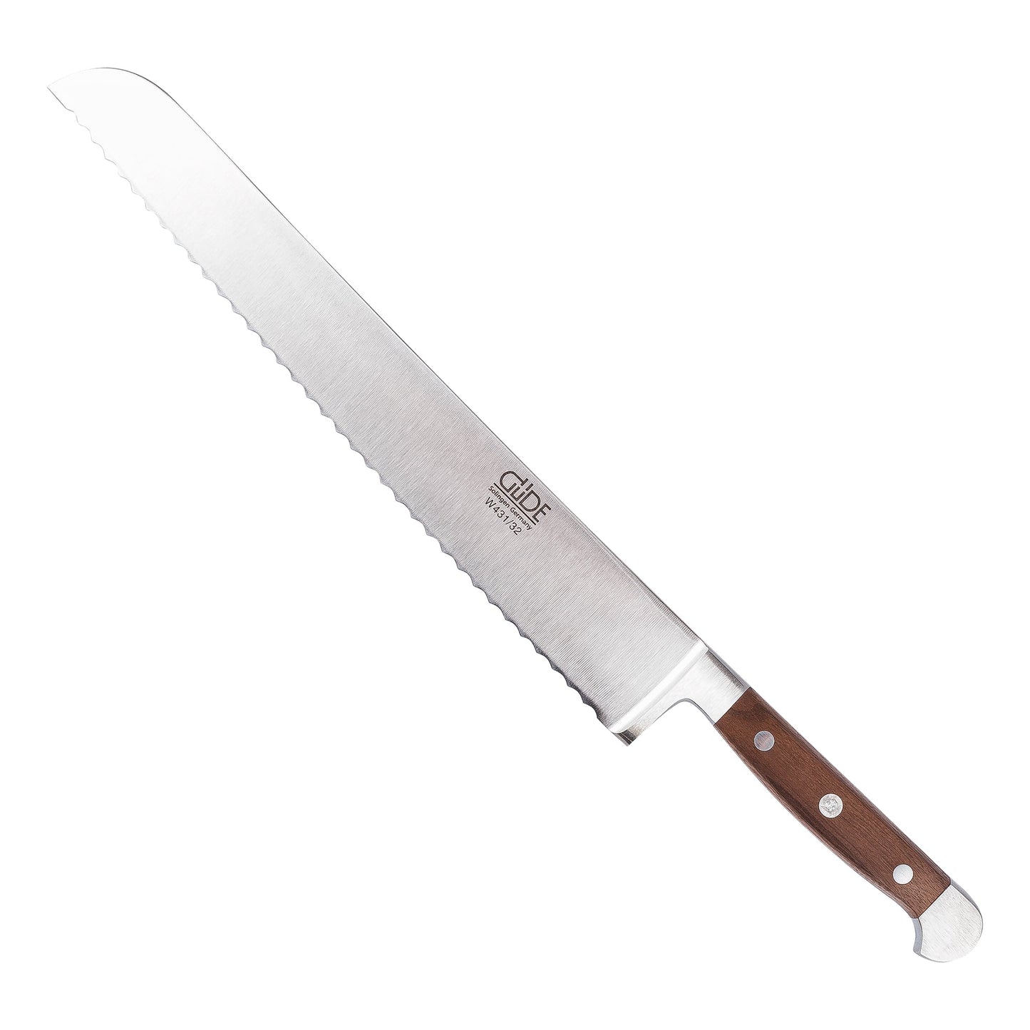 Güde Alpha großes Brotmesser Walnuss 32cm
