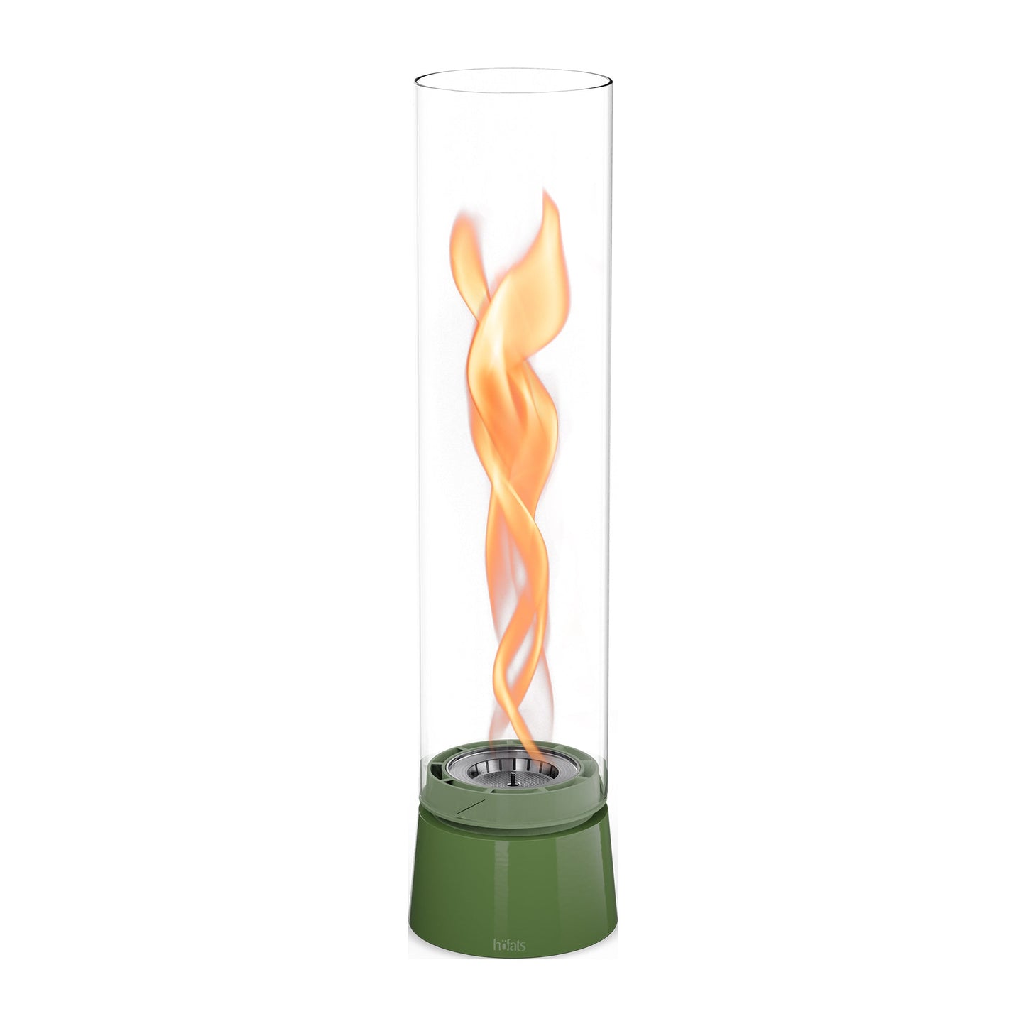 höfats SPIN air 1200 Tischfeuer Emaille Grün