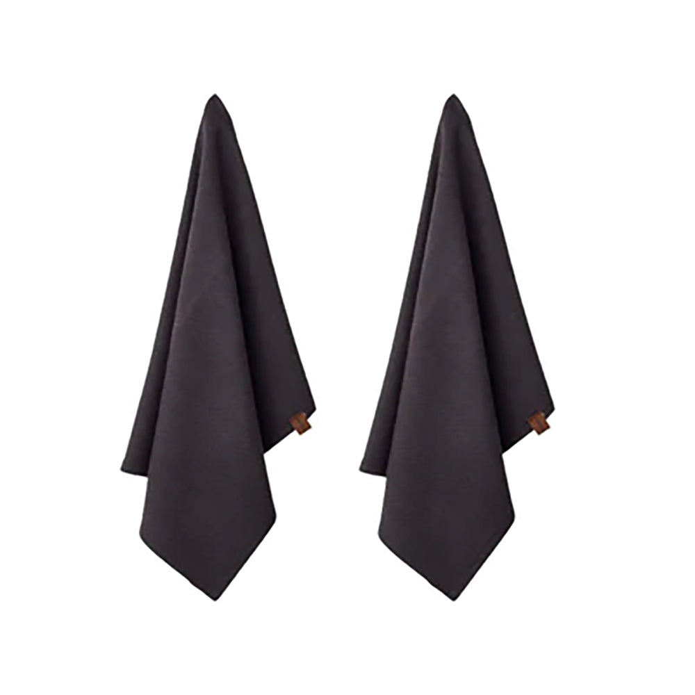 Humdakin Geschirrtuch coal 2er Pack