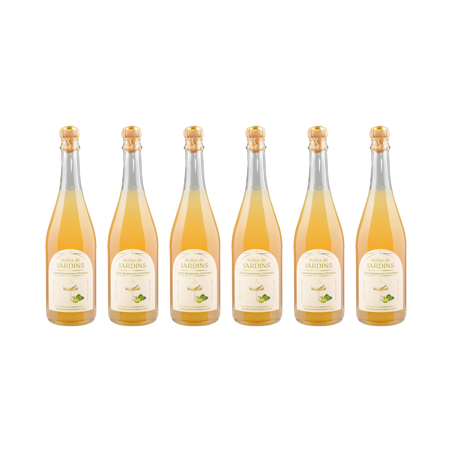 Bergamotte Rosmarin Sparkling alkoholfrei — 6× 700 ml