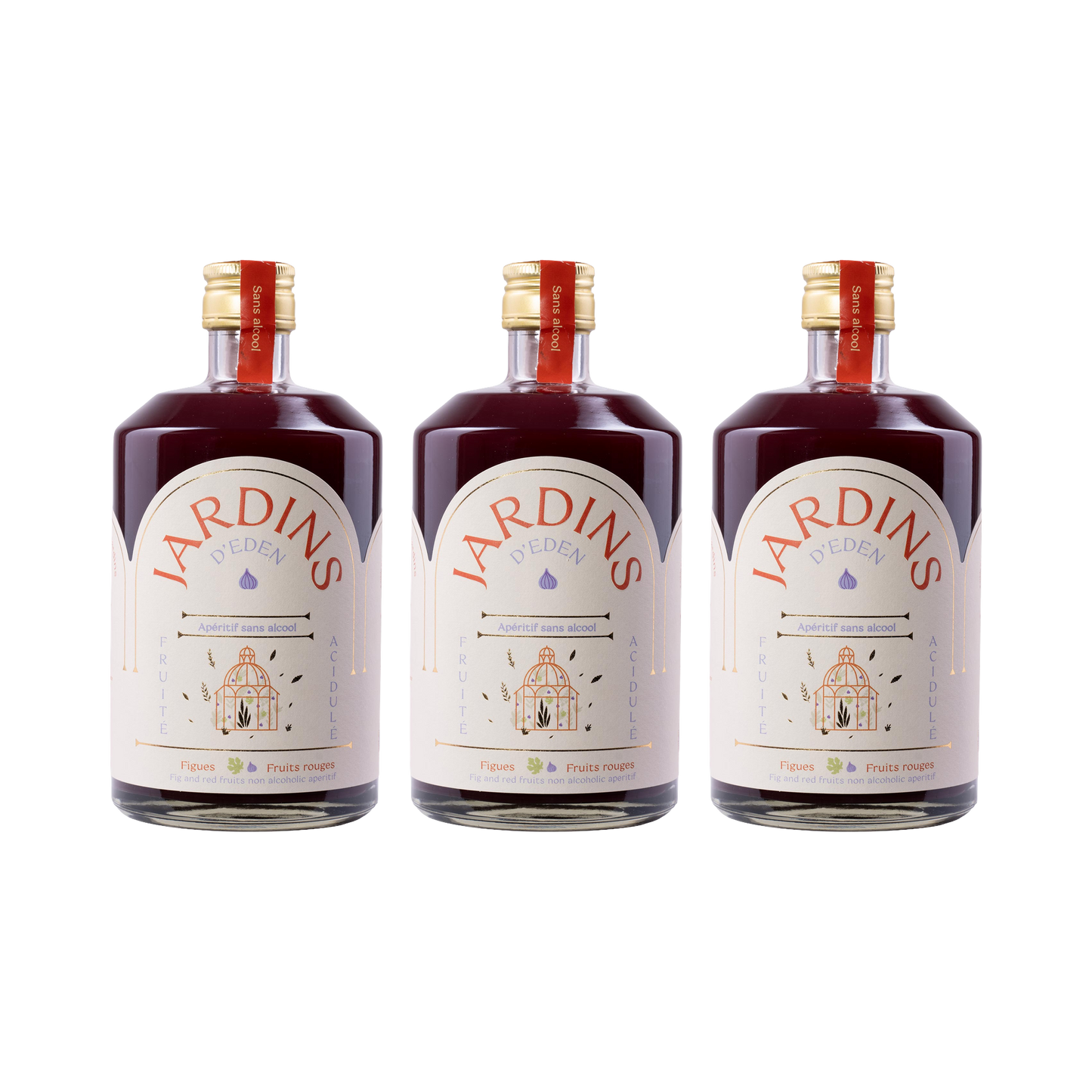 D'Eden – Feige & rote Beeren – 700ml — 3× 700 ml