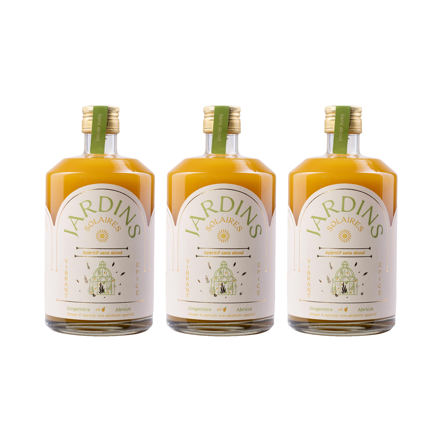 Solaires – Ingwer & Aprikose – 700ml — 3× 700 ml