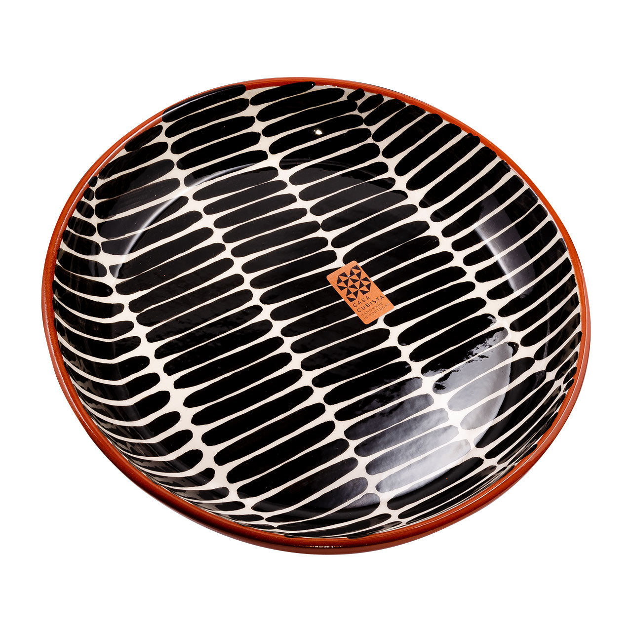 Keramikschale groß dash black