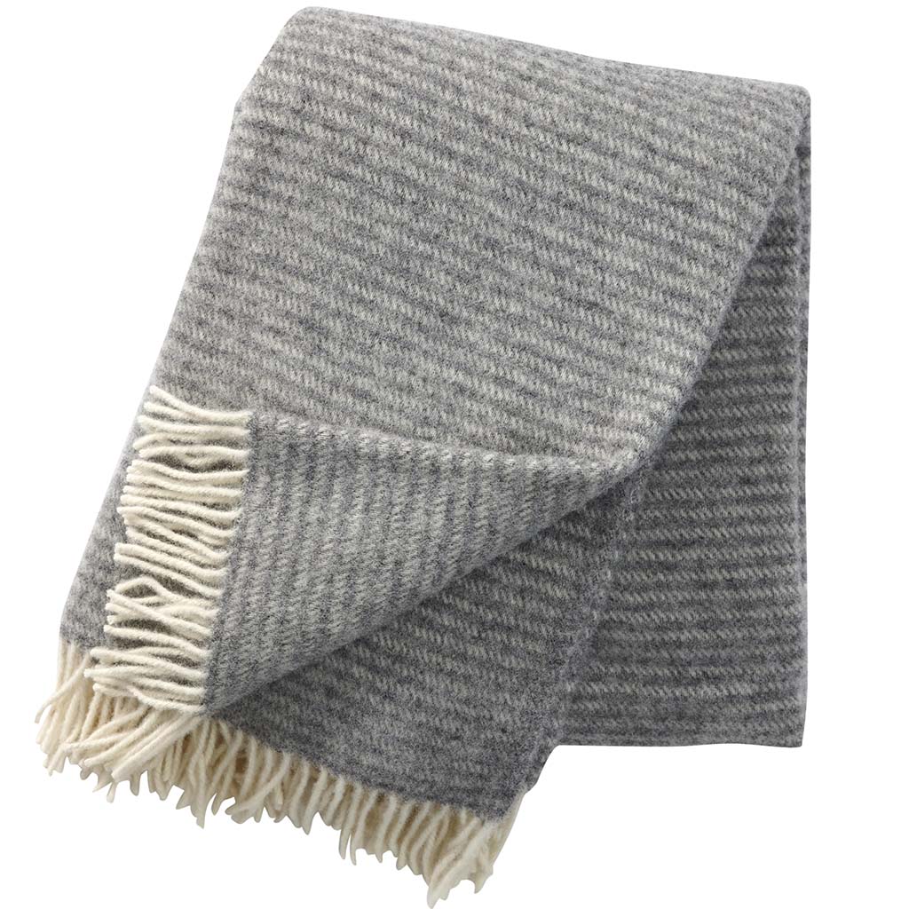 Klippan Wolldecke Ralph light grey