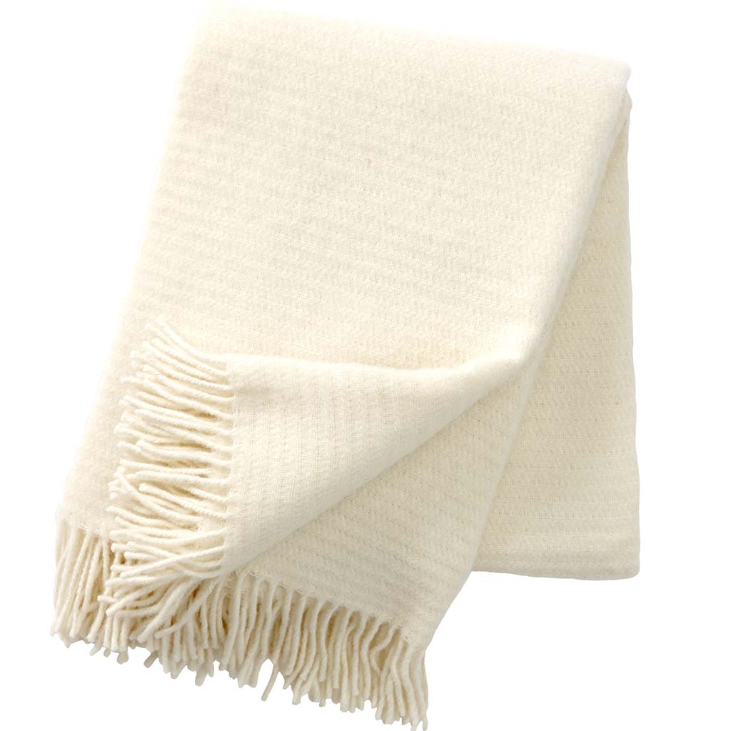 Klippan Wolldecke Ralph ivory