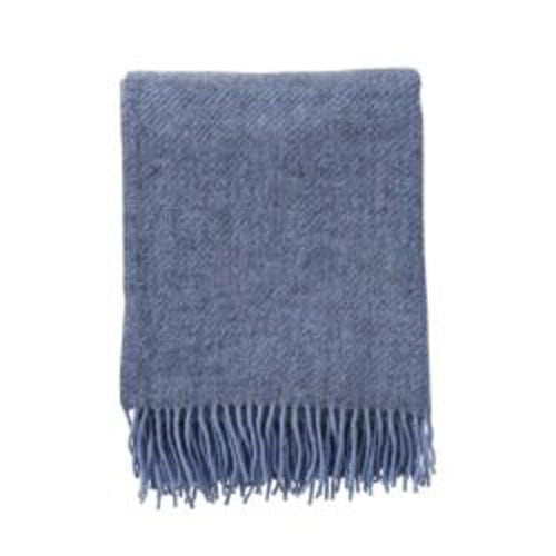 Klippan Wolldecke Gotland infinity blue