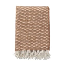 Klippan Wolldecke Knut nougat