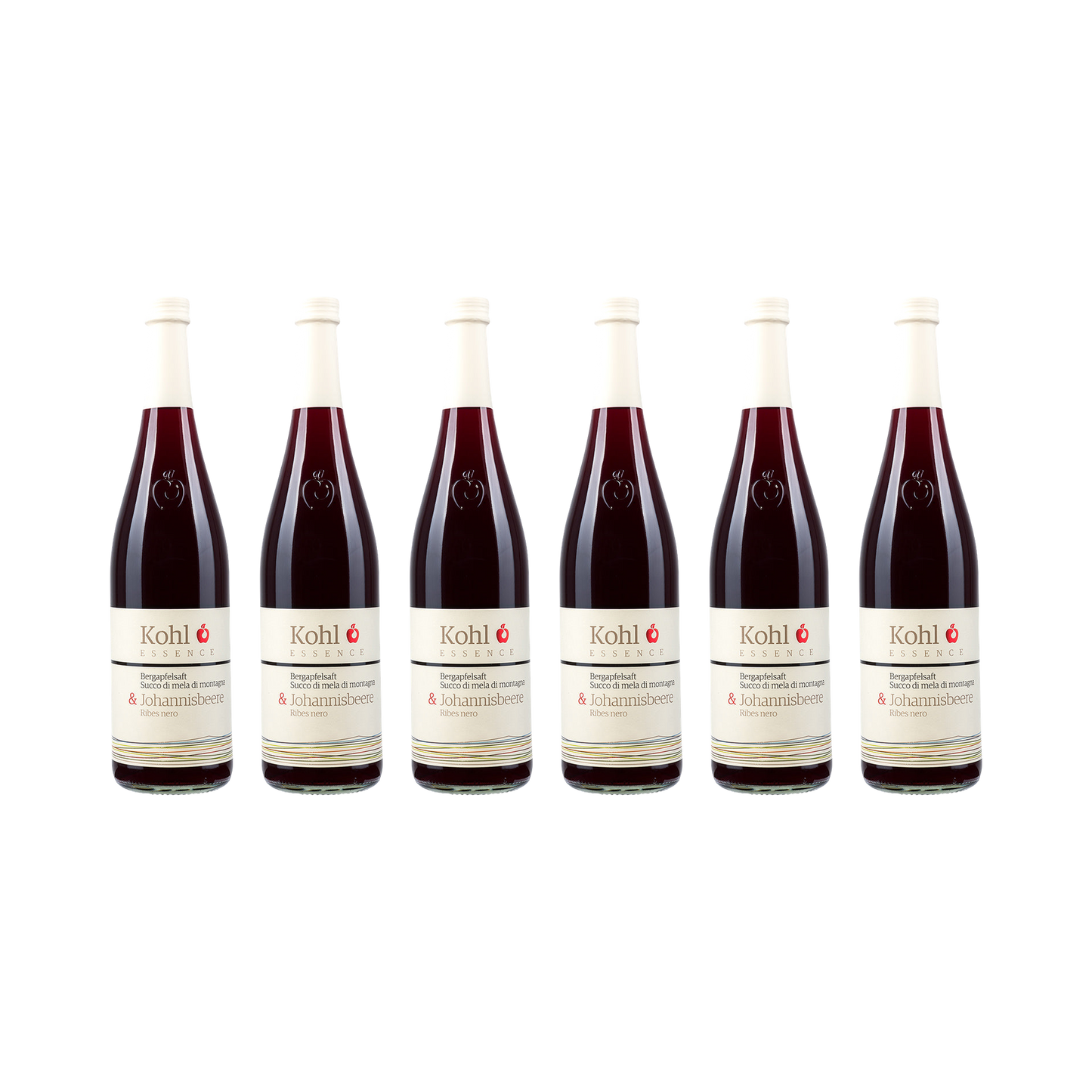 Apfelsaft mit Johannisbeere — 6× 750 ml
