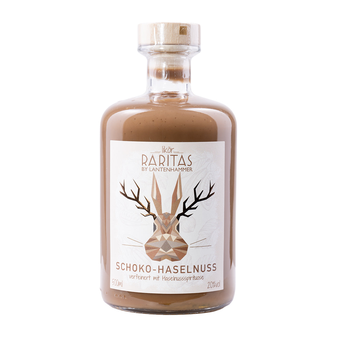Raritas Schoko-Haselnus Likör 500ml