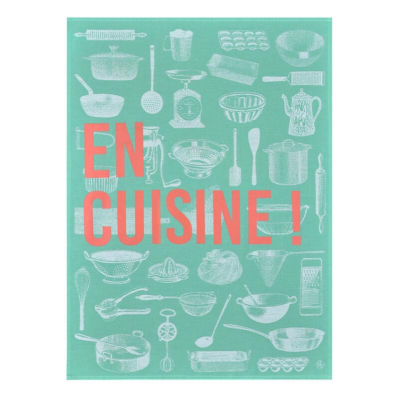 Le Jacquard Francais Geschirrtuch En cuisine mint