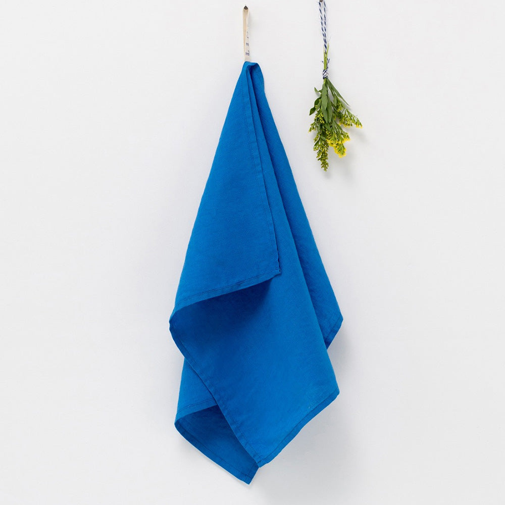 Linen Tales Leinen Geschirrtuch French Blue