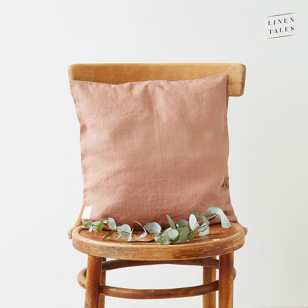 Linen Tales Leinen Kissenbezug 40x40 Cafe Creme