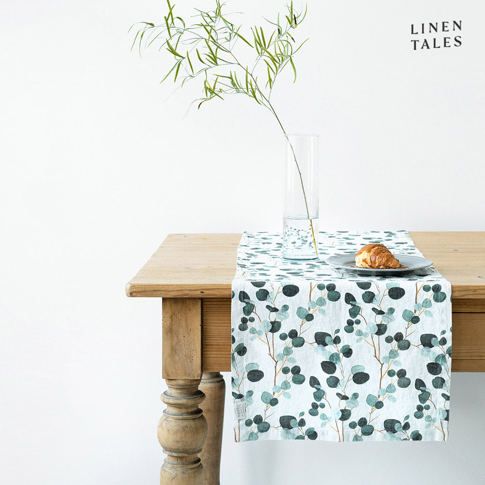 Linen Tales Leinen Tischläufer Eucalyptus