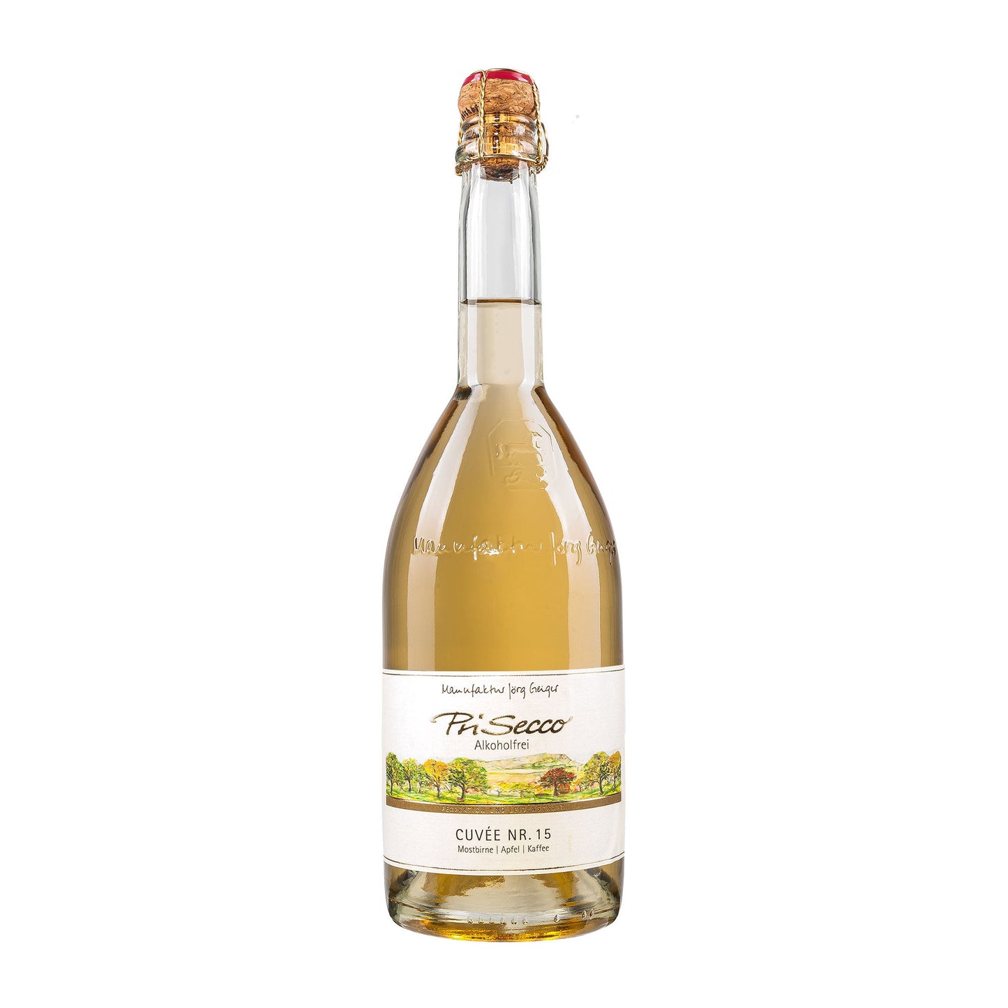 Manufaktur Jörg Geiger Prisecco Cuvée Nr. 15 Mostbirne Apfel Kaffee alkoholfrei