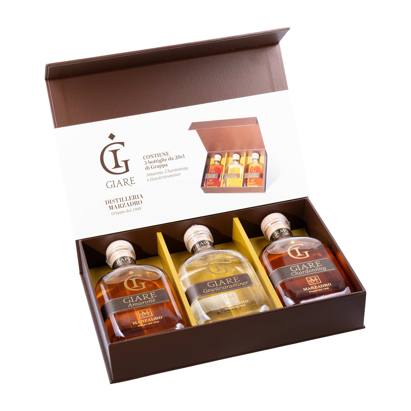 Marzadro Grappa Geschenkset