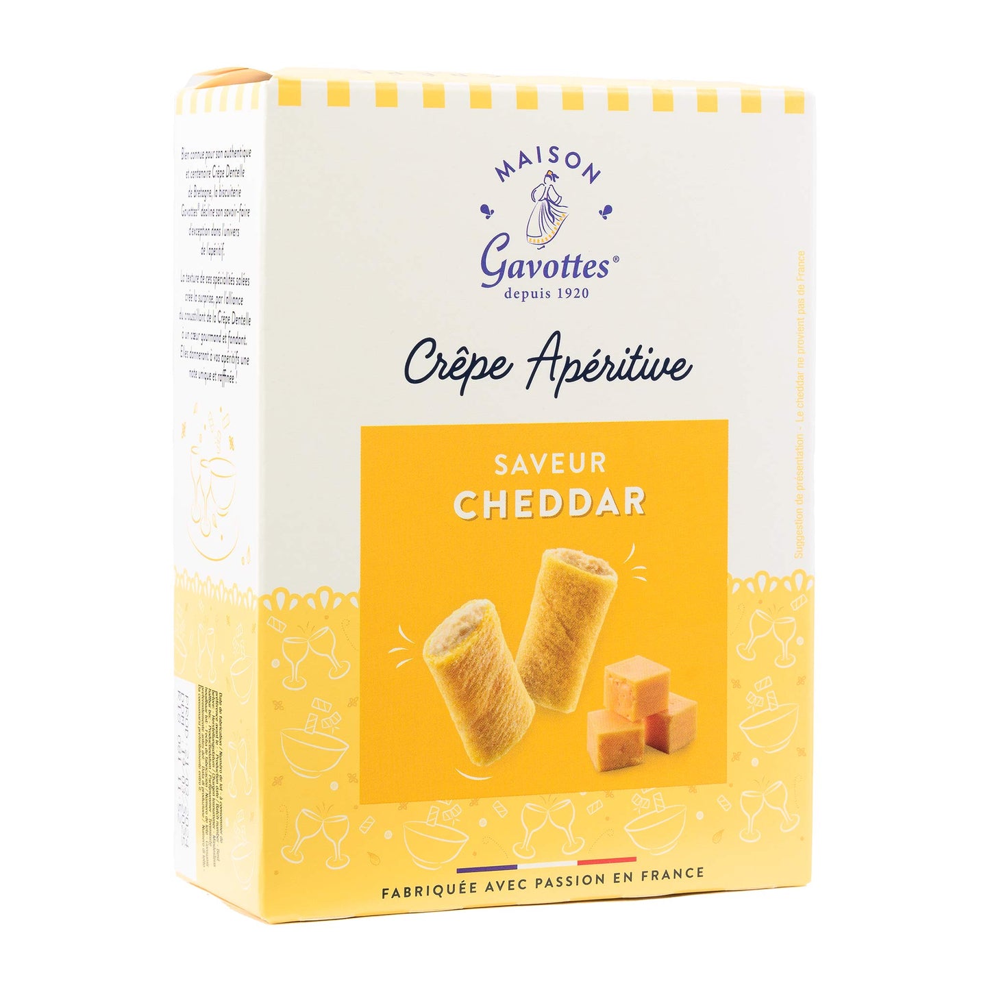 Gavottes Crêperolles Cheddar 110g