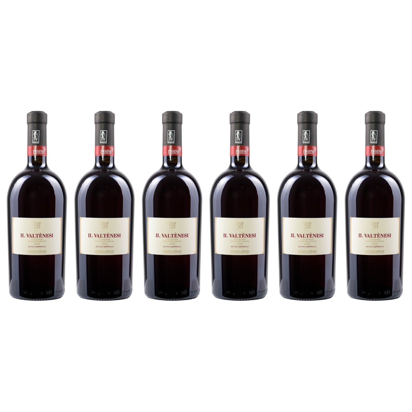 6 Flaschen Pasini San Giovanni Il Valtènesi Rotwein 2022