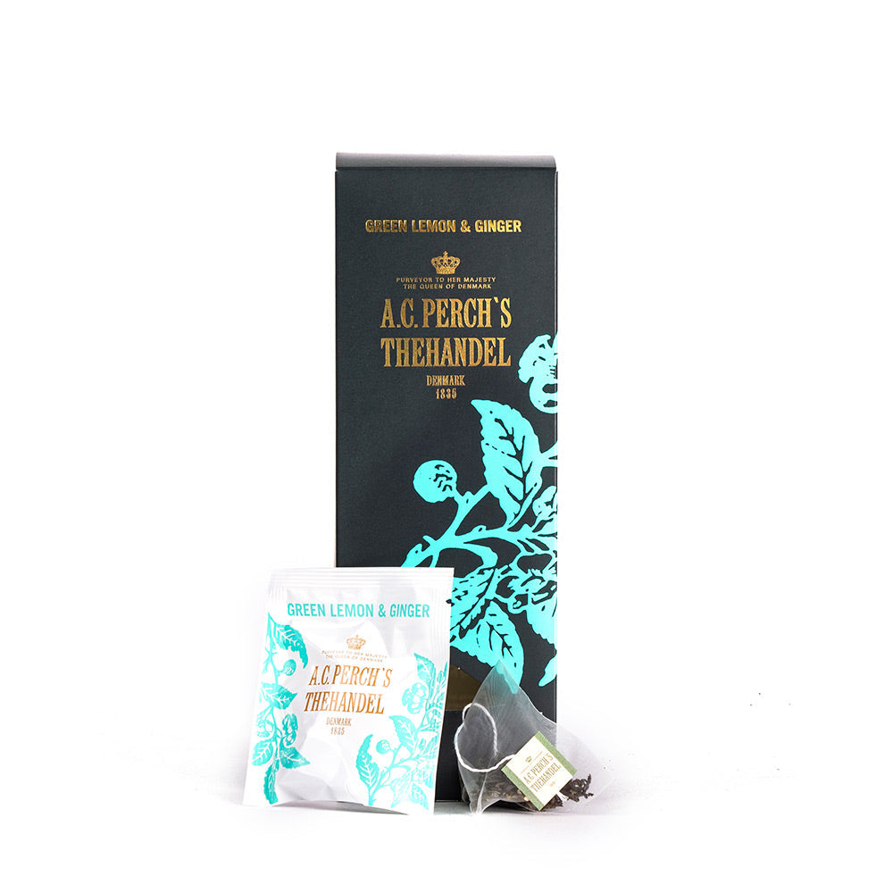 Perchs Green Lemon & Ginger Teebeutel