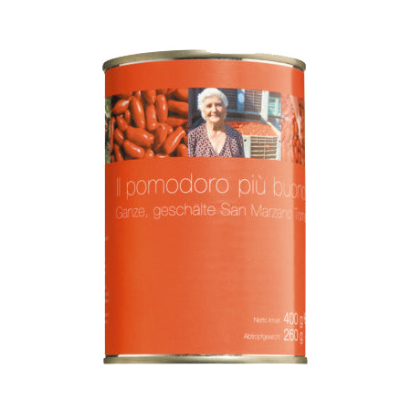 San Marzano Tomaten ganz geschält