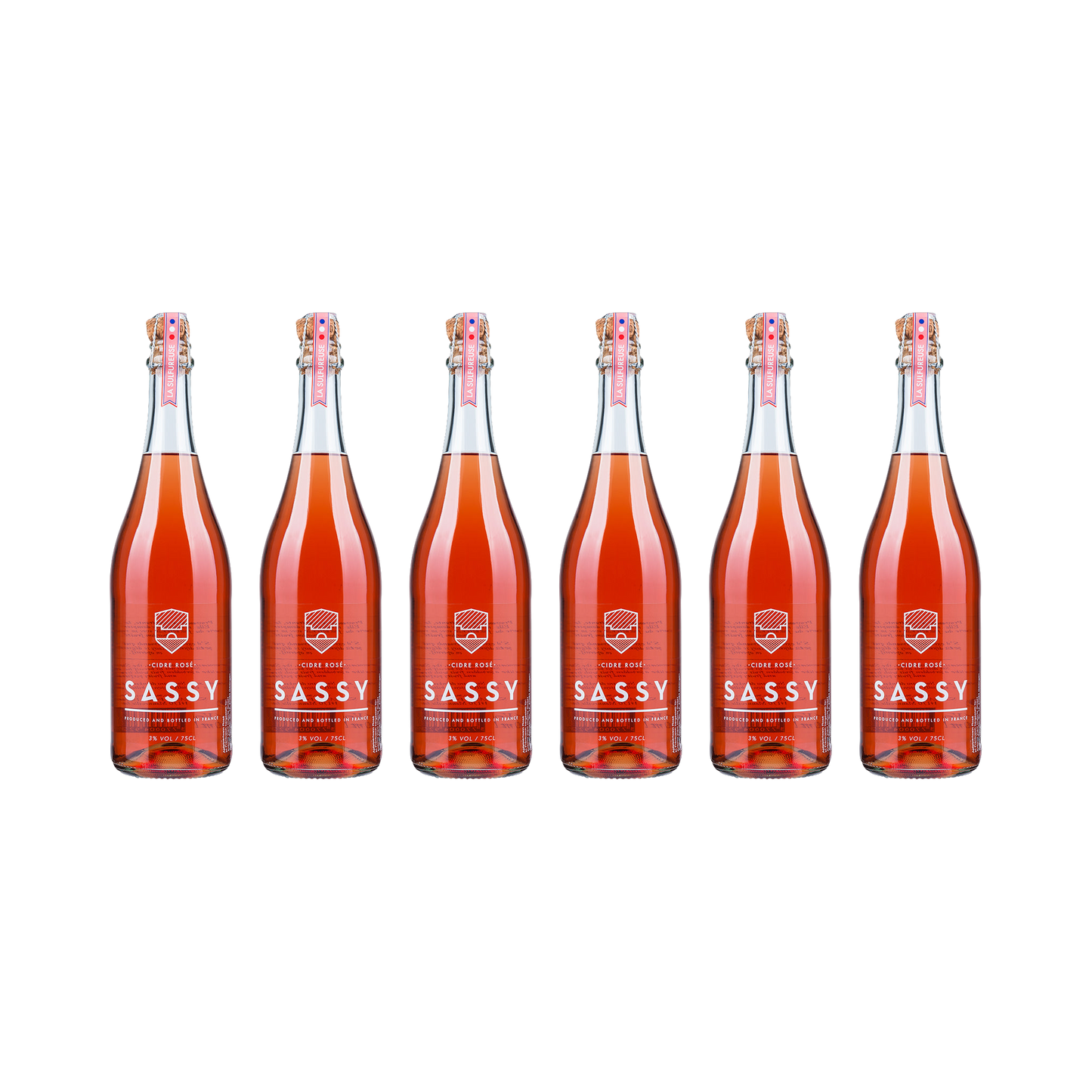 Sassy Rosé La Sulfureuse — 6er Set