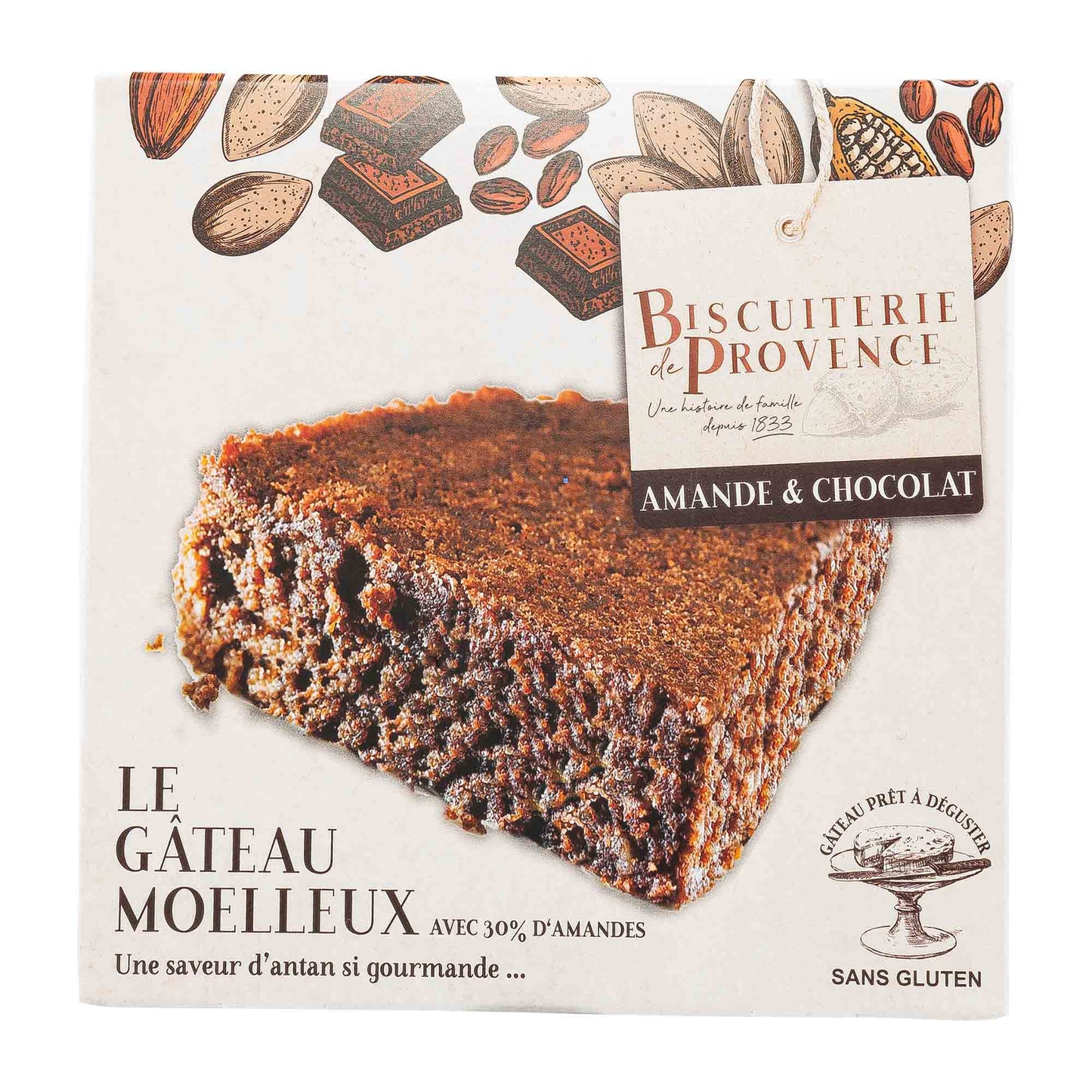 Biscuiterie de Provence Schoko Mandelkuchen