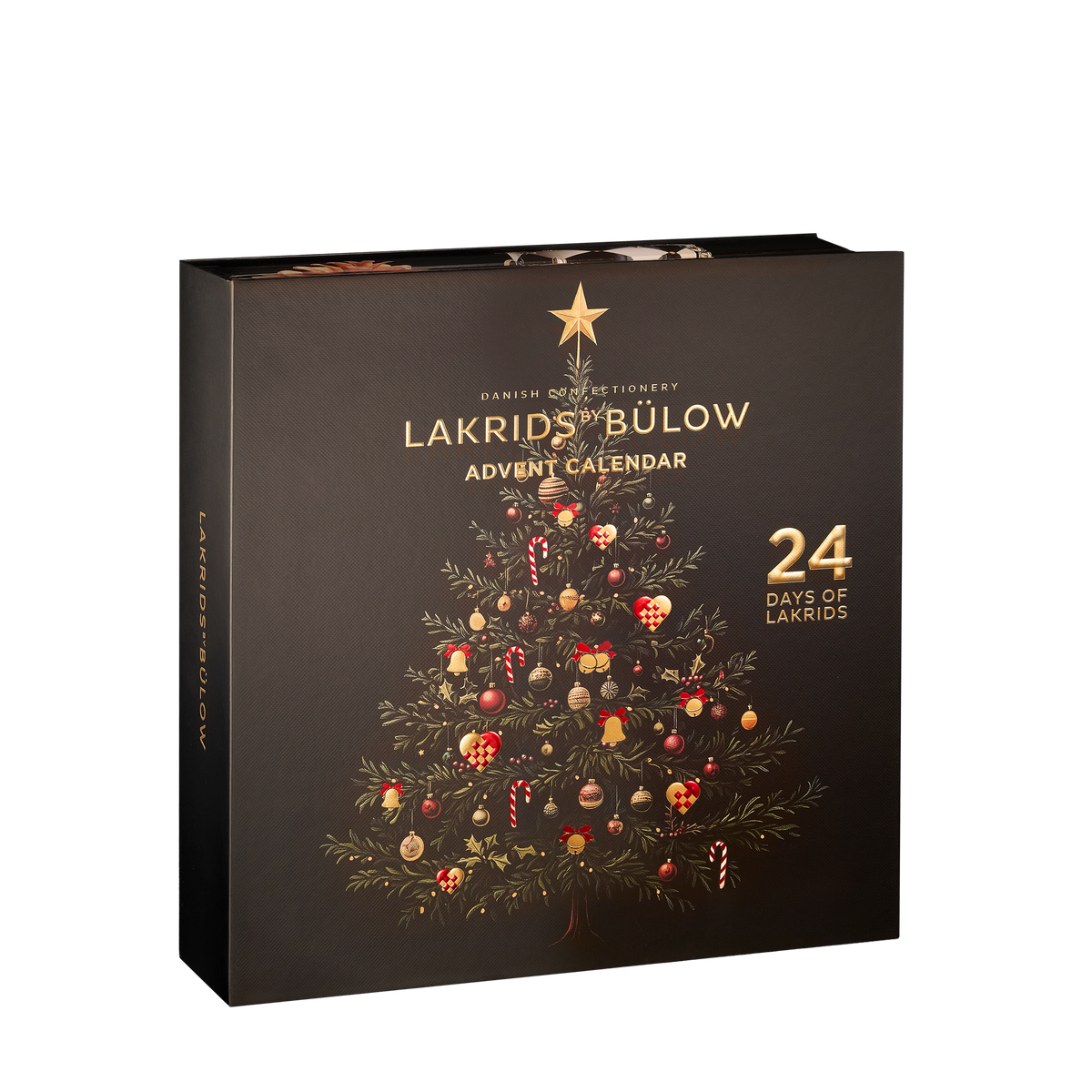 Lakrids by Bülow Adventskalender 2026 mit Weihnachtsbaum-Motiv