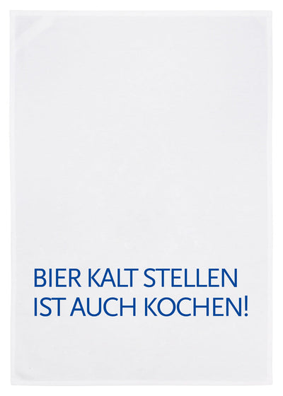 Dish towel – Chill beer – blue