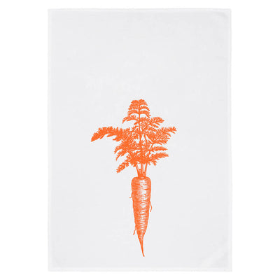 Tea towel – Carrot – neon orange
