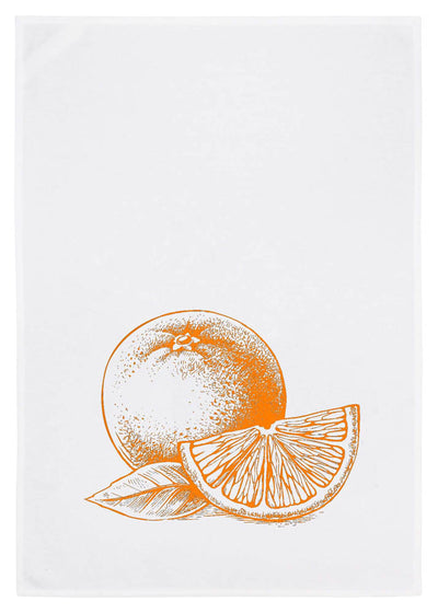 Tea towel – Orange – neon orange